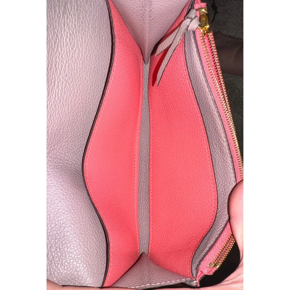 Louis Vuitton Emilie Wallet Monogram Empreinte Leather Pink M62370 CA1196